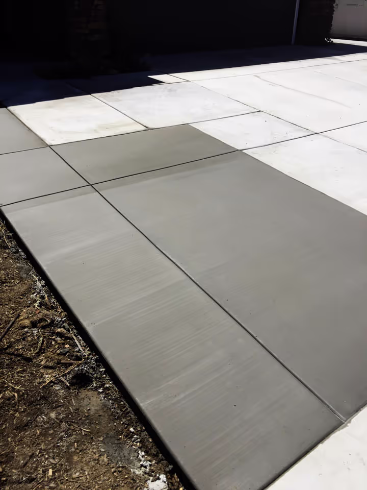 Residential Concrete Driveway Extension and Improvement — photo 5